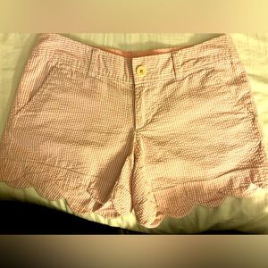 Lilly Pulitzer scalloped shorts